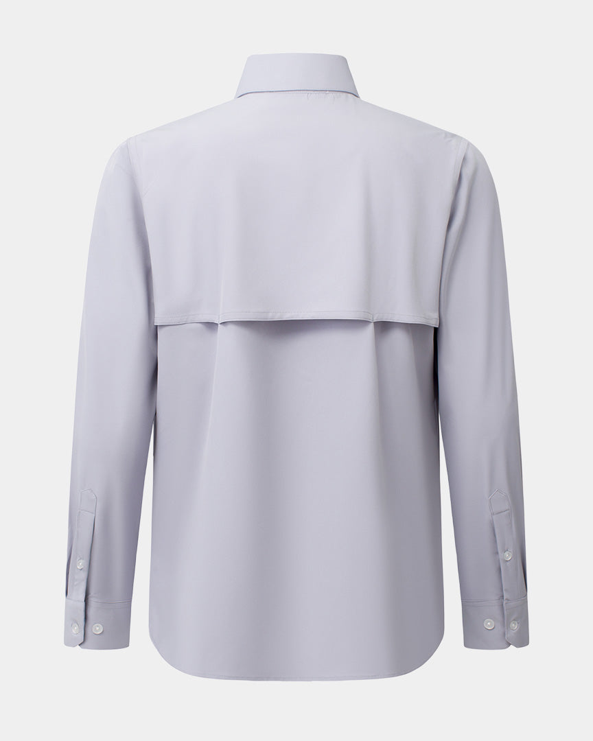 Tech Shirt T110 Light Grey Standard Long Sleeve
