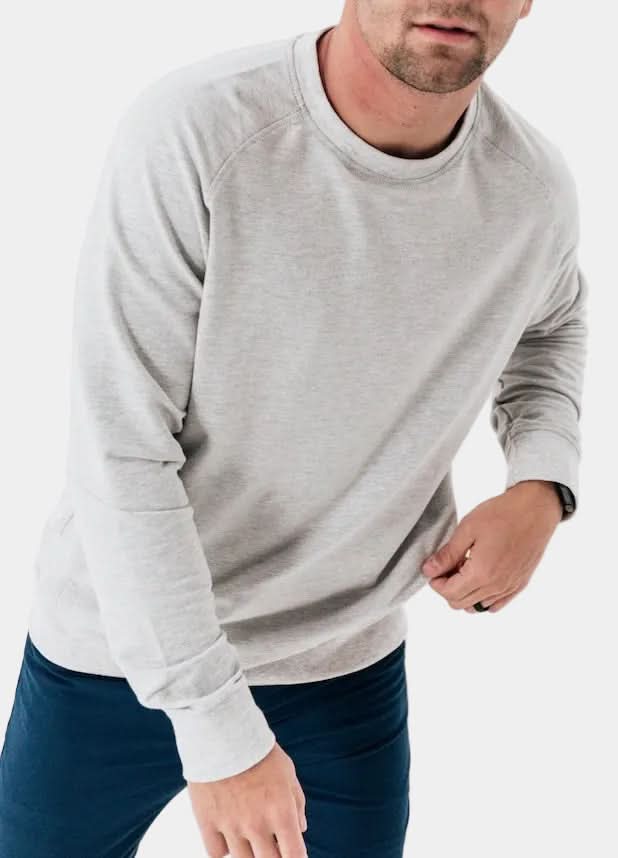 Meridian Heather Grey Crewneck - Heather