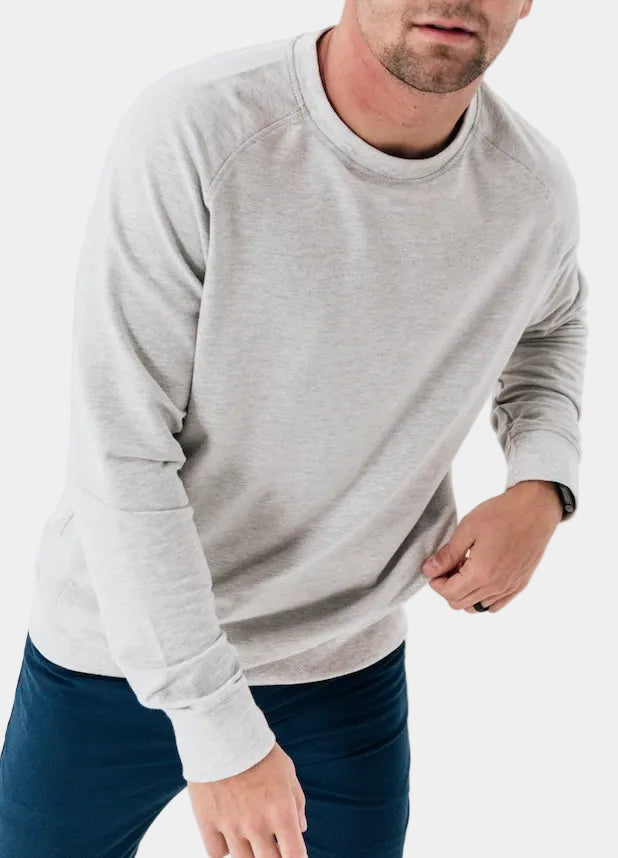 Meridian Heather Grey Crewneck - Heather