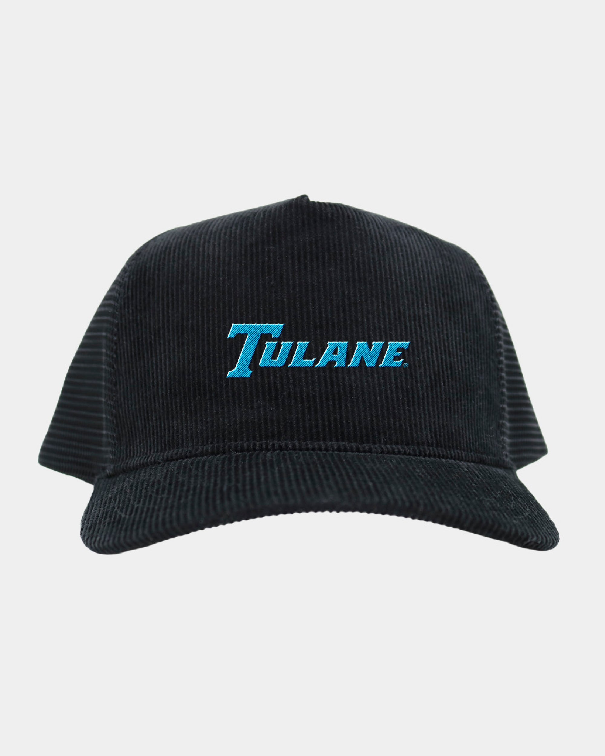 Tulane Black Full Cord Fade Hat