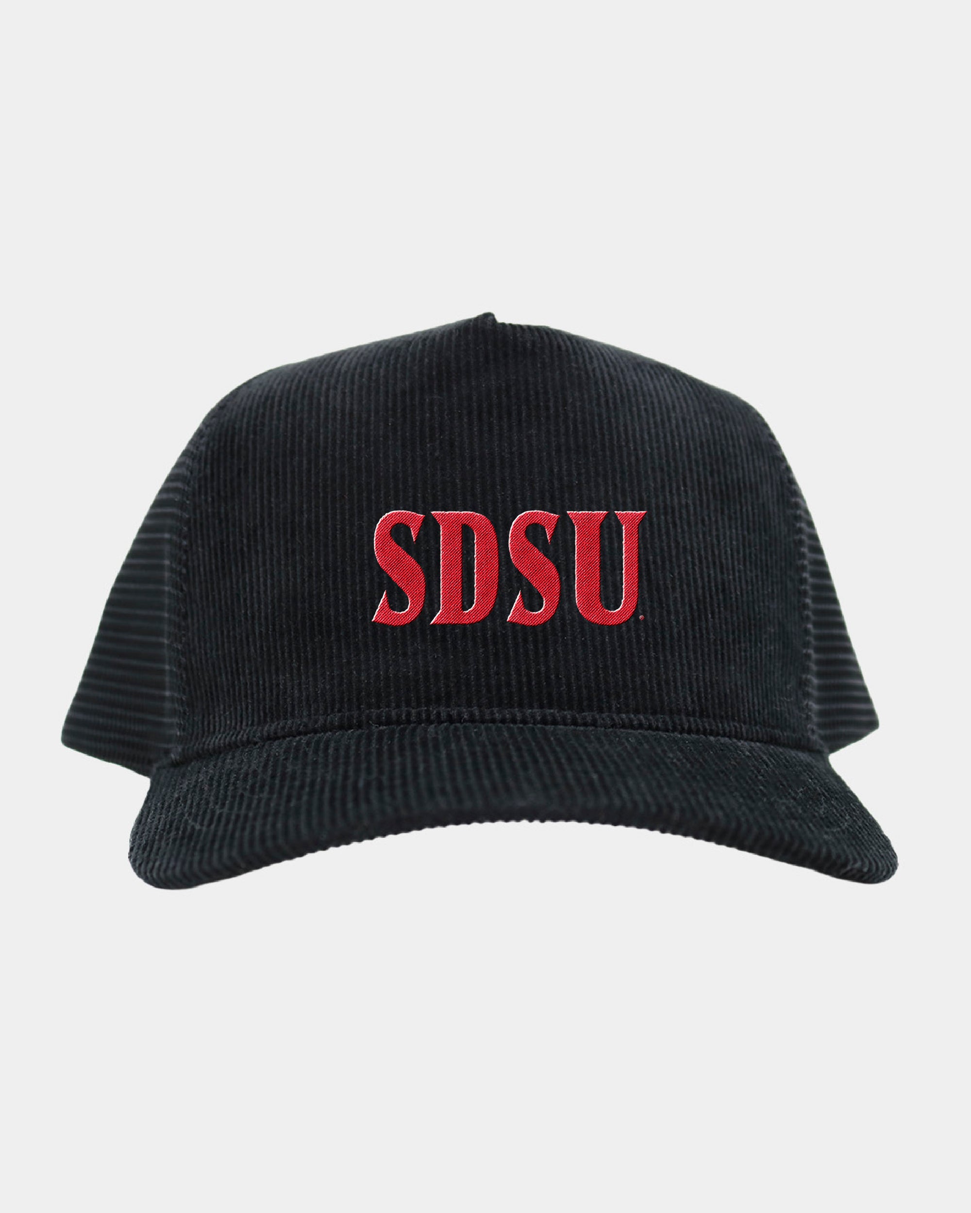 SDSU Black Full Cord Fade Hat