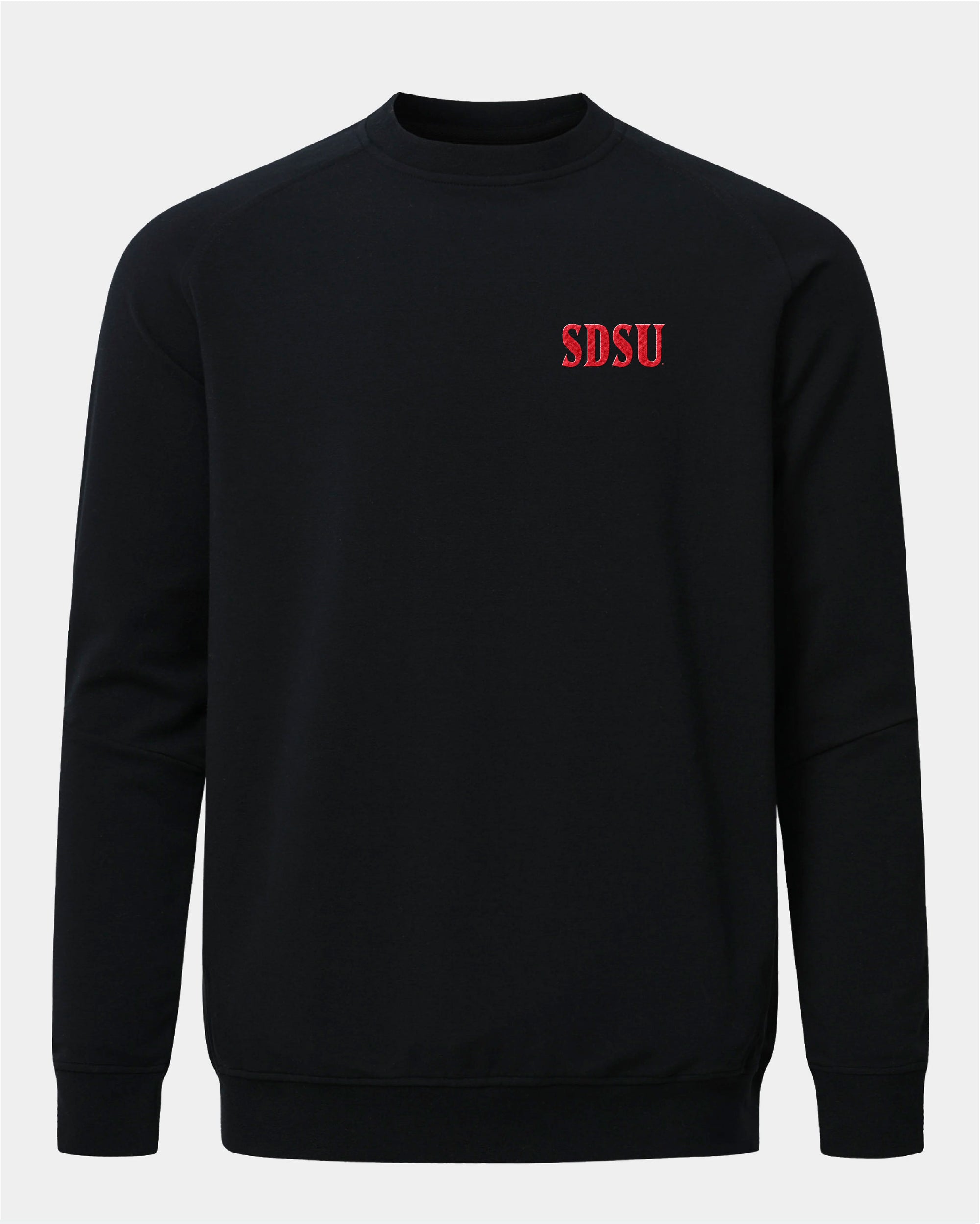 SDSU Meridian Black Crewneck