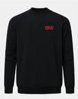 SDSU Meridian Black Crewneck