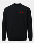 SMU Meridian Black Crewneck