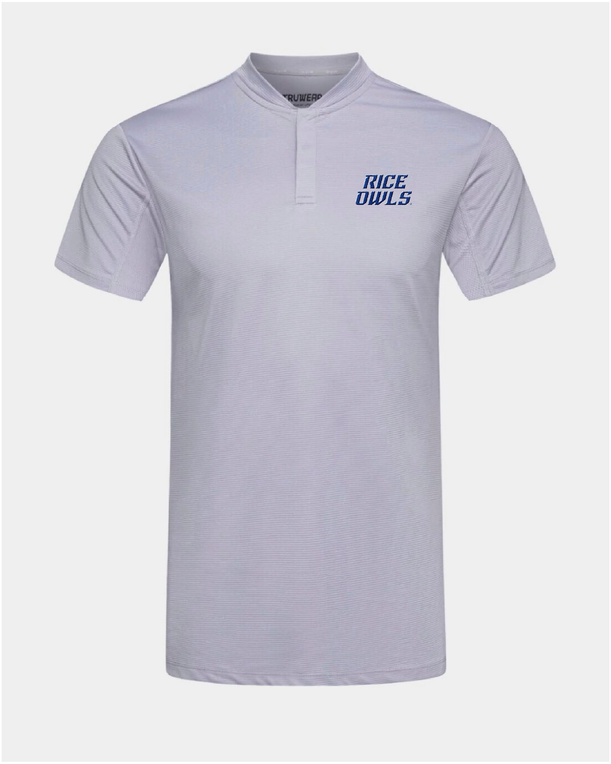 Rice Pinnacle Light Grey Polo 2.0