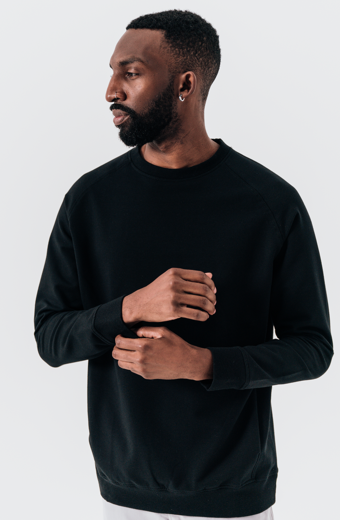 Meridian Black Crewneck - Black