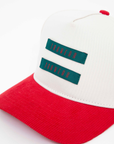 Truwear Christmas Fade Hat Cream & Red Corduroy