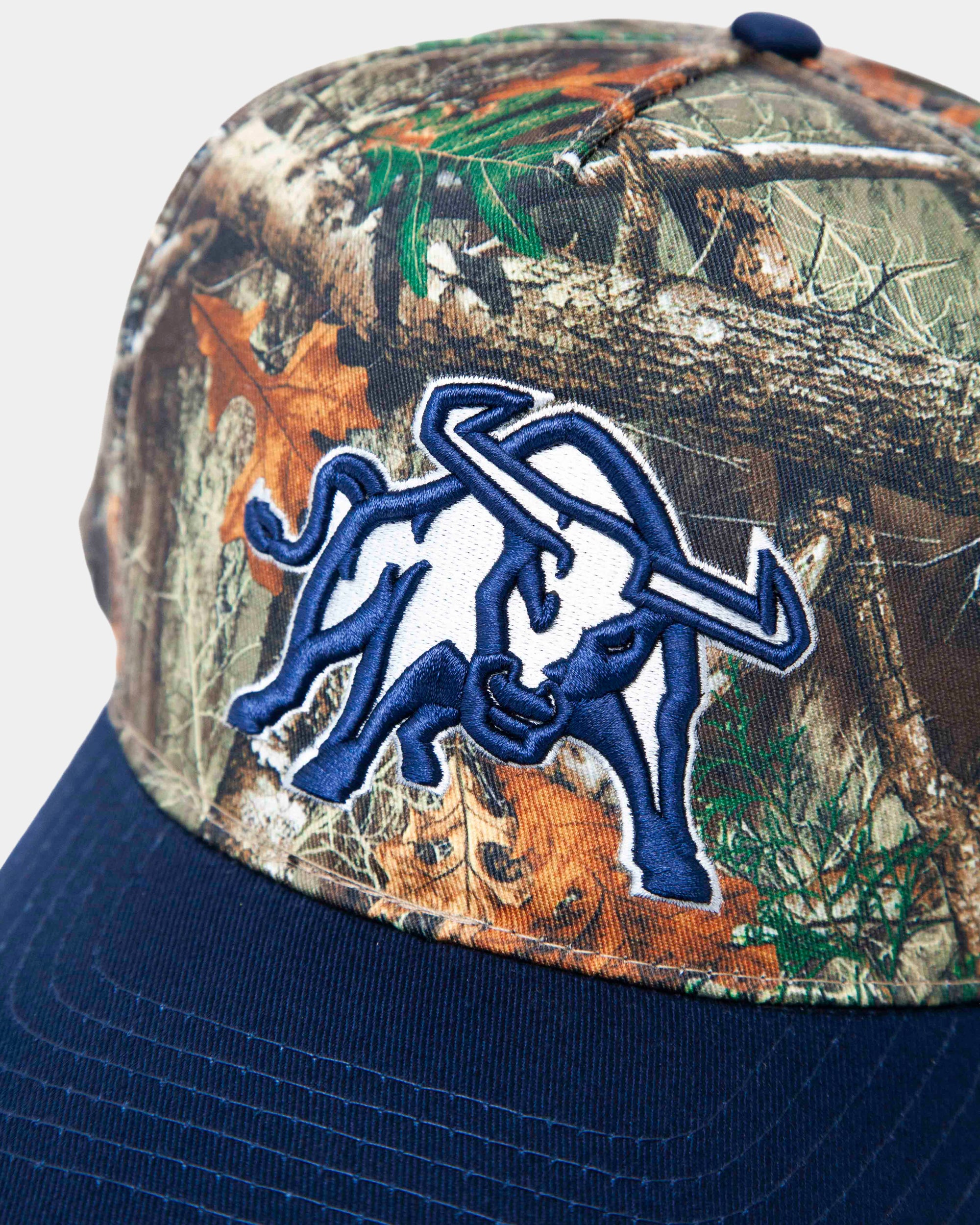 USU Big Blue Camo Hat