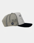 Bunker Trucker Hat Natural Navy Campus USU