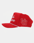 Unstructured Rope Hat Red UTES