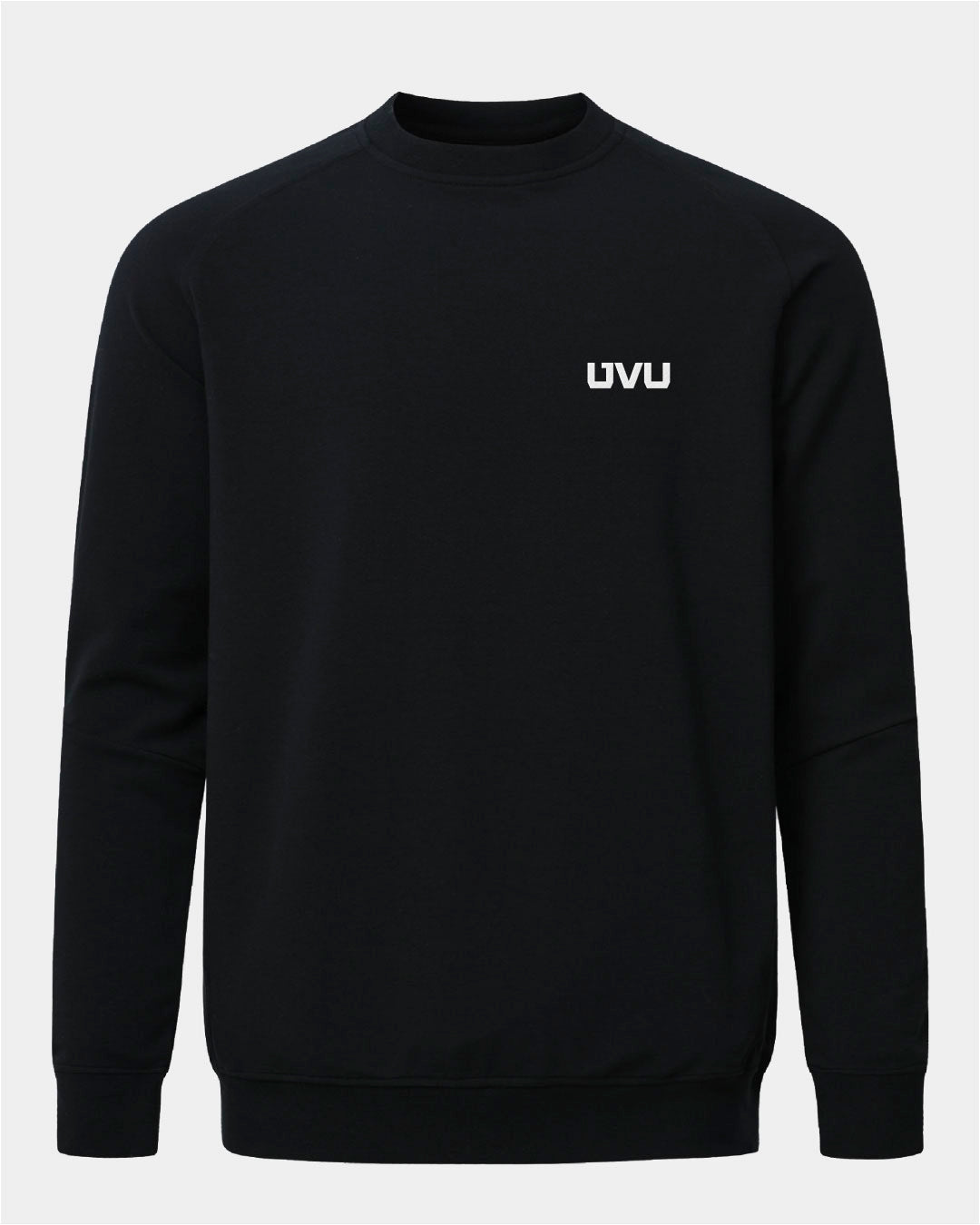 UVU Meridian Black Crewneck