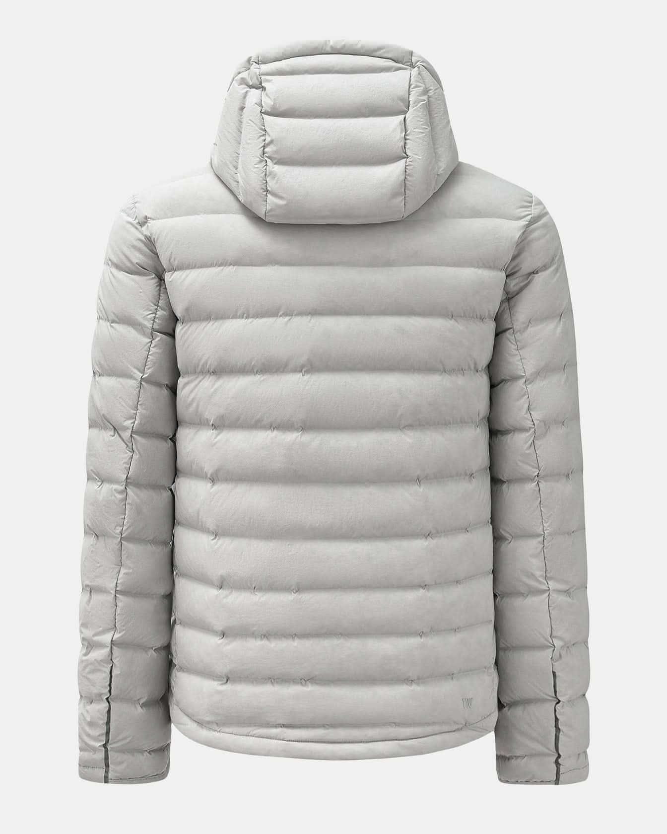 Quest Down Jacket Light Grey - Grey