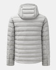 Quest Down Jacket Light Grey - Grey