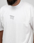 Deconstructed White T Shirt - White