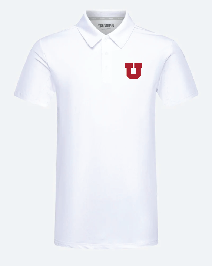 UofU Crest 2.0 White Polo