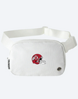 UofU Static White Crossbody