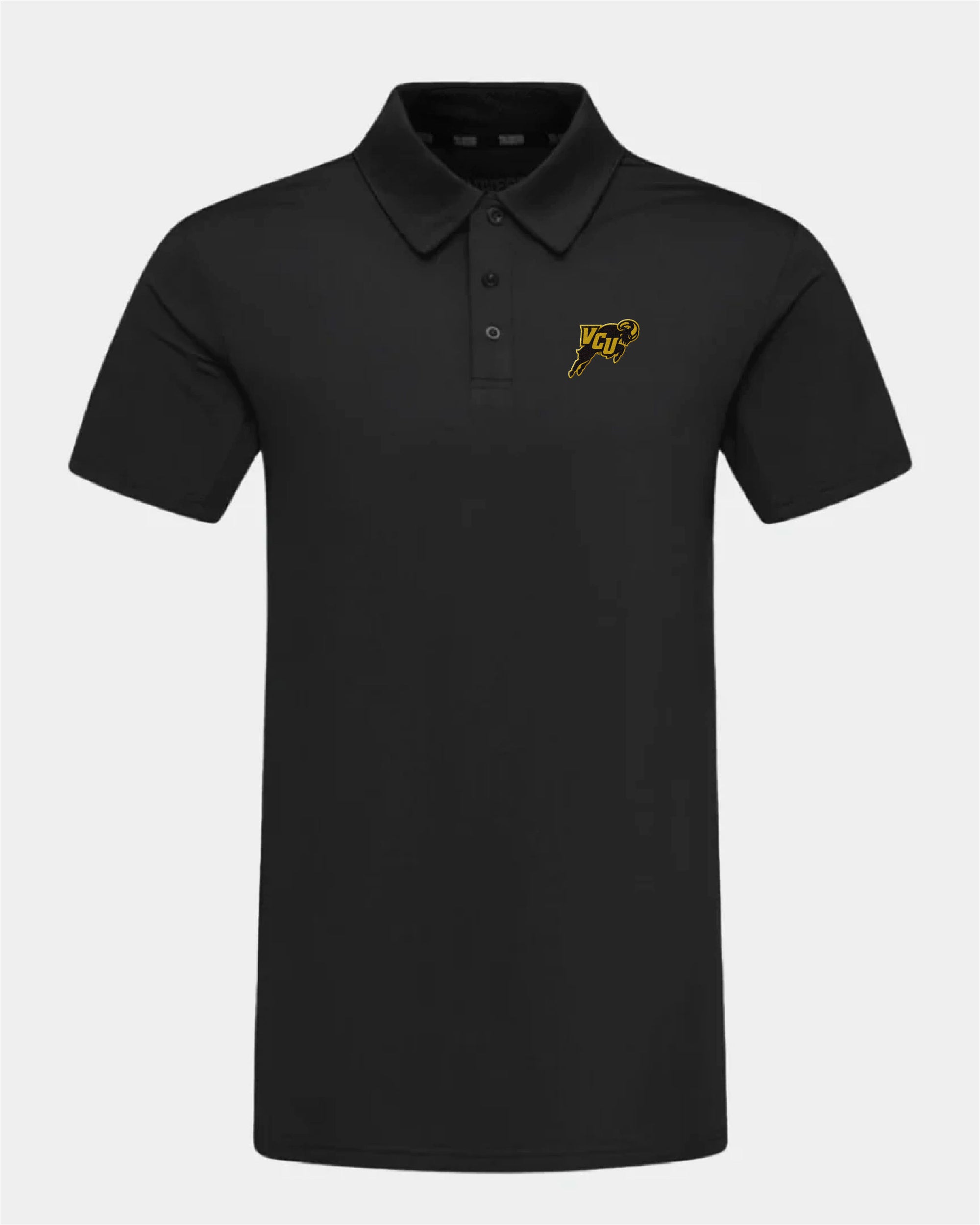 VCU Crest 2.0 Black Polo