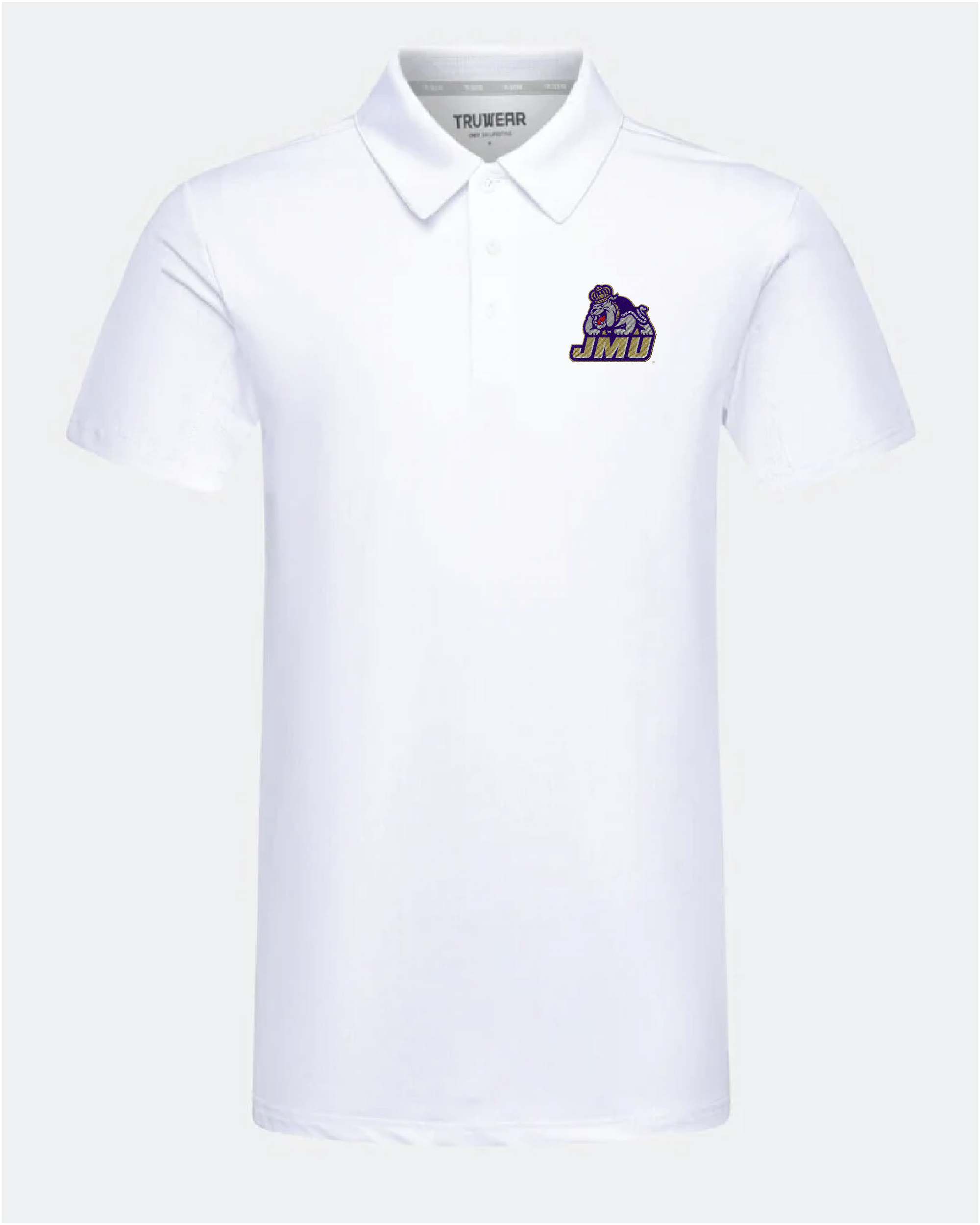 James Madison Crest 2.0 White Polo