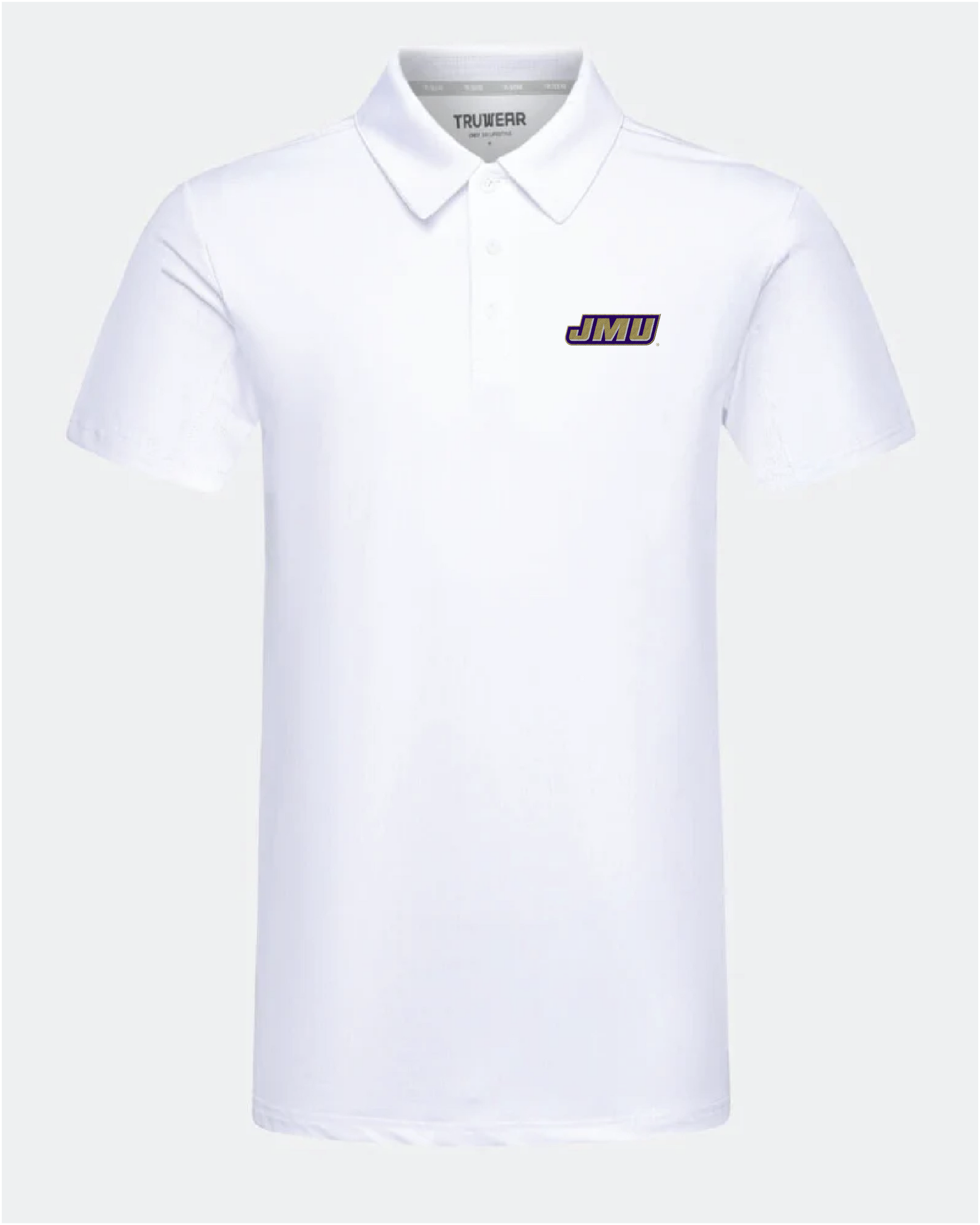 James Madison Crest 2.0 White Polo