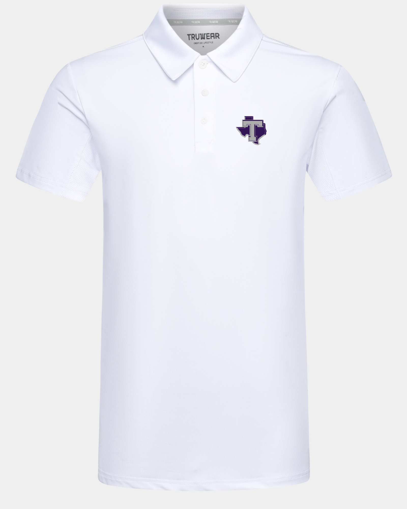 Tarleton State University Crest 2.0 Polo White