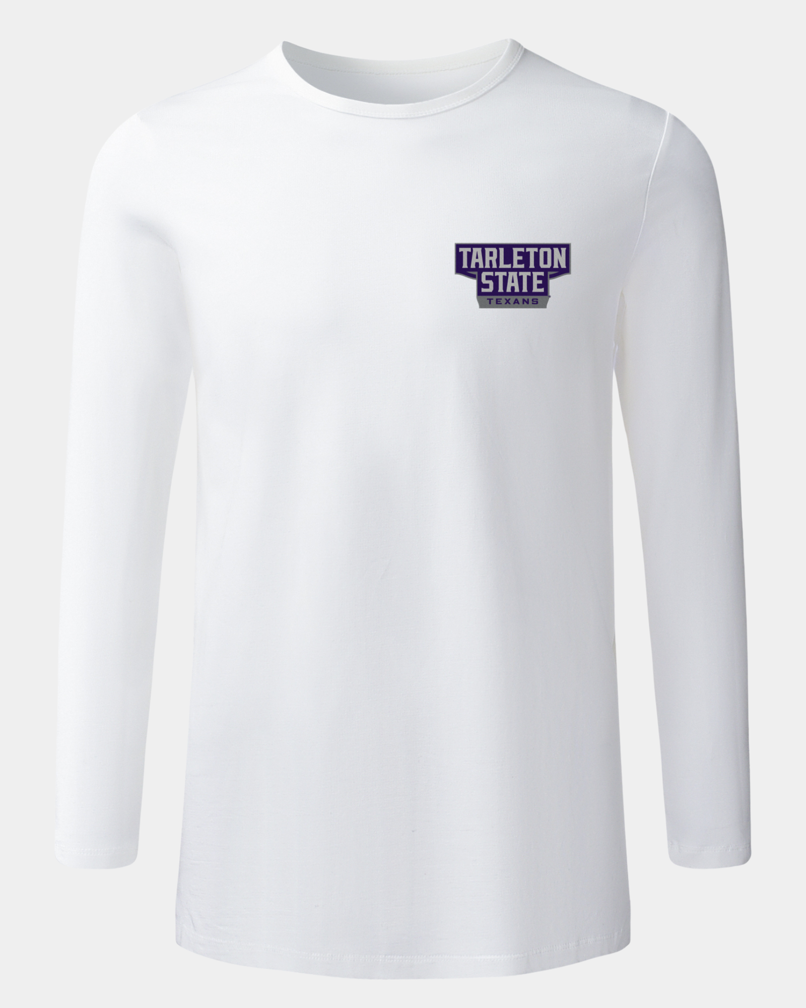 Tarleton State University Spectacle 2.0 Pure White Long Sleeve