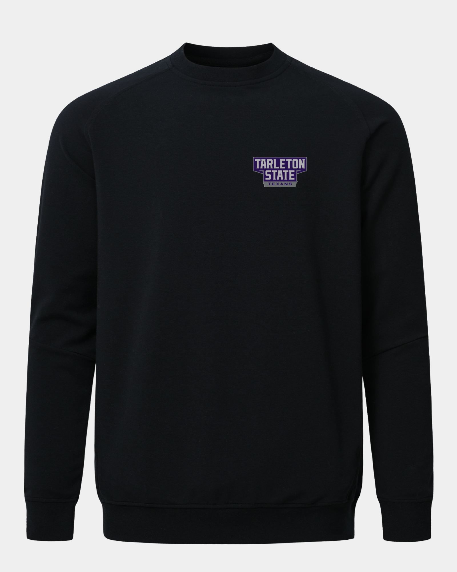 Tarleton State University Meridian Black Crewneck