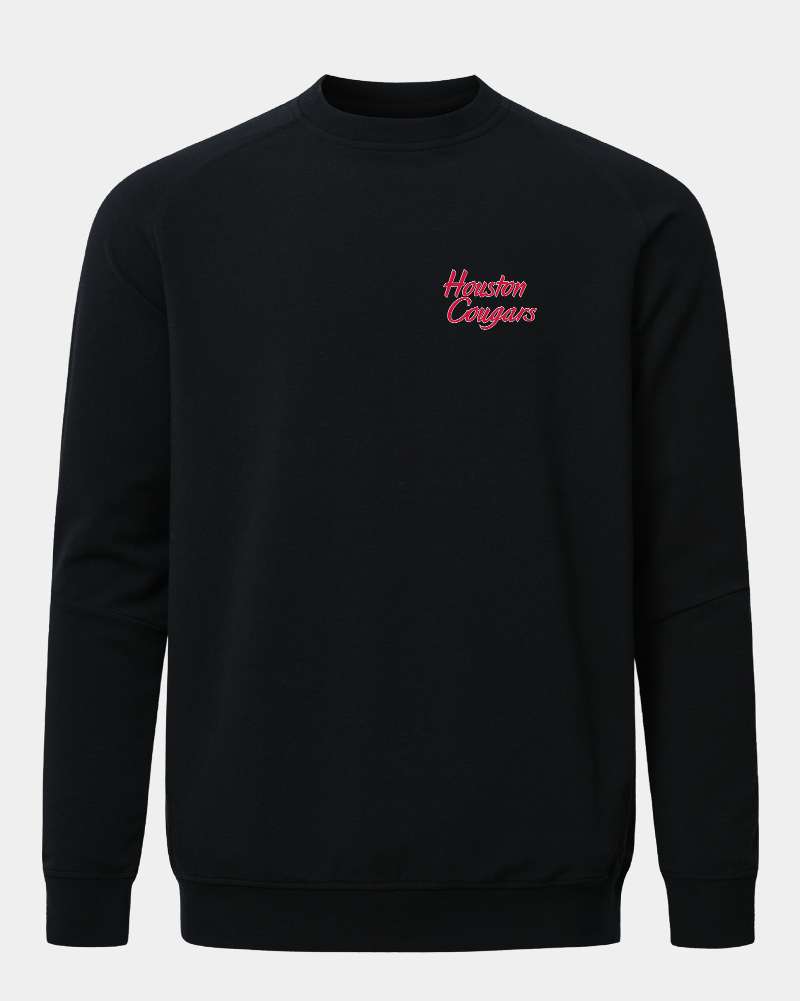 University of Houston Meridian Black Crewneck