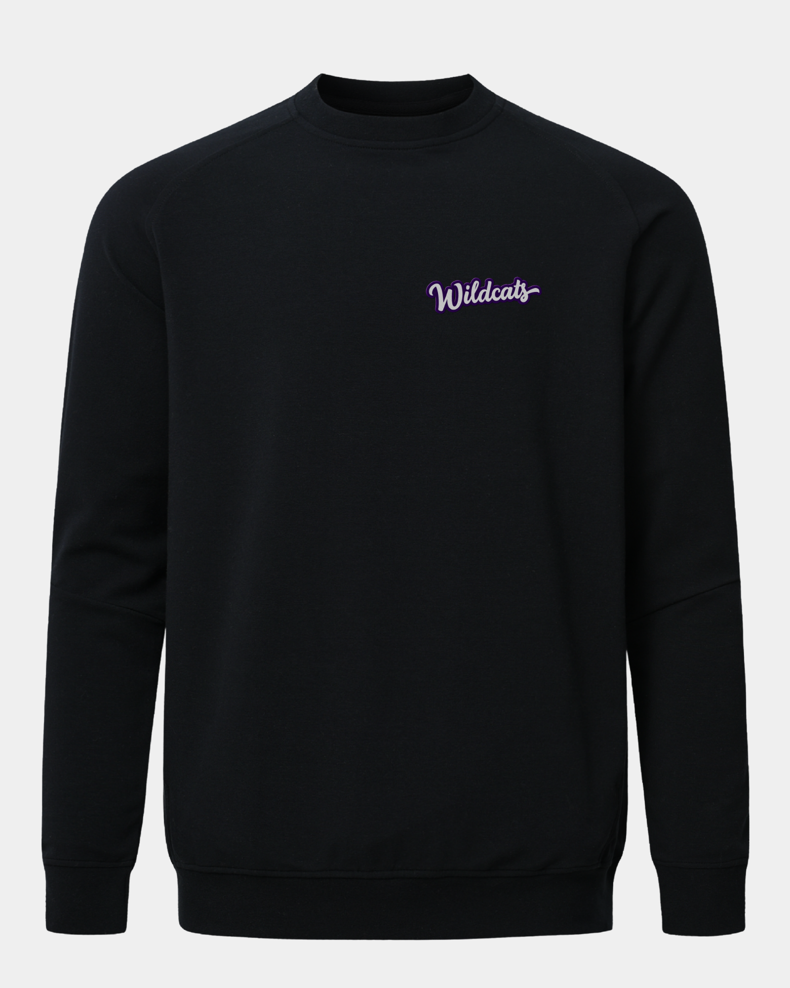 Weber State University Meridian Black Crewneck