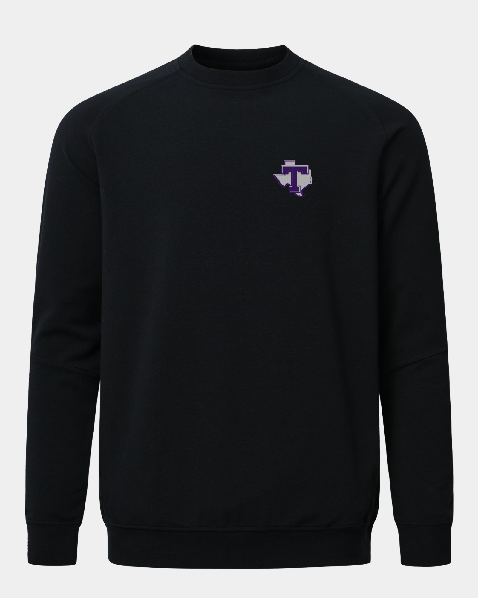 Tarleton State University Meridian Black Crewneck