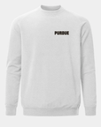 Purdue Meridian Heather Grey Crewneck