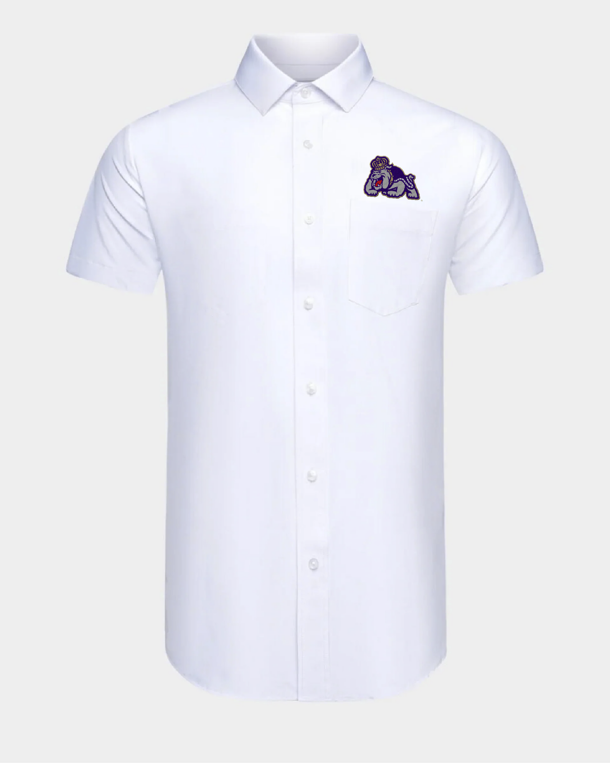 James Madison Phenom Classic White Short Sleeve Dress Shirt