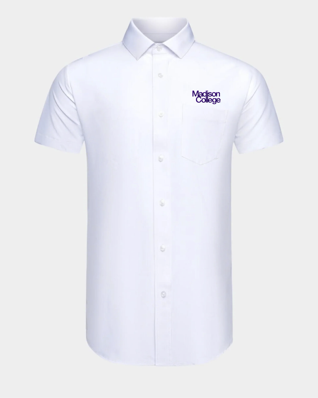 James Madison Phenom Classic White Short Sleeve Dress Shirt
