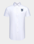 Drake Phenom Classic White Short Sleeve Dress Shirt
