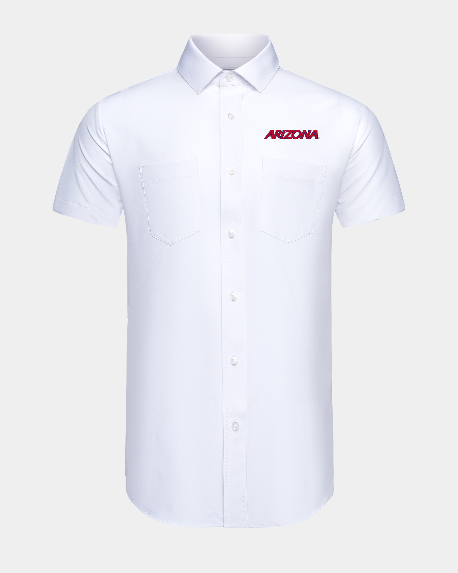 University of Arizona Phenom Classic White Short Sleeve Dress Shirt