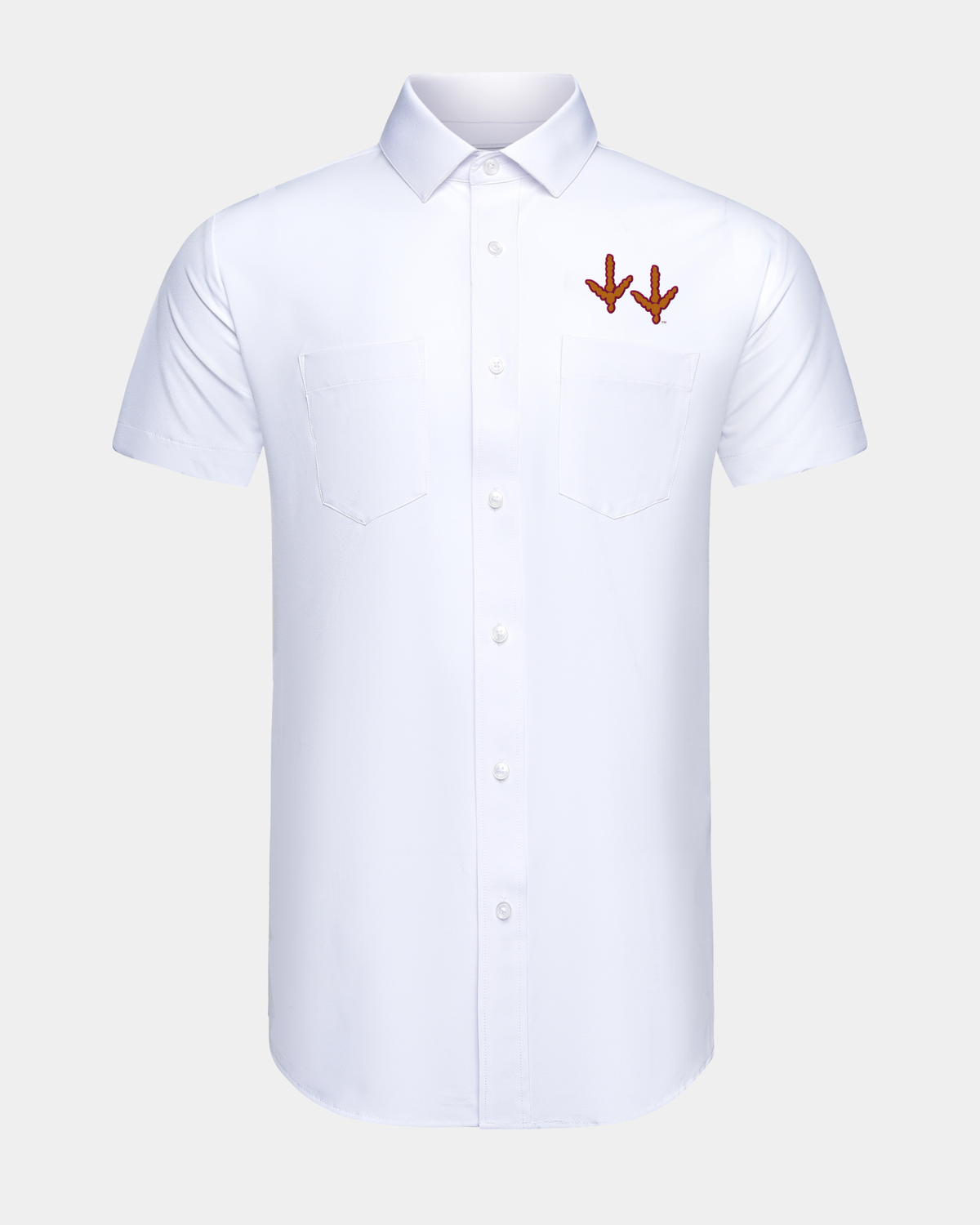 VT Phenom Classic White Short Sleeve Dress Shirt