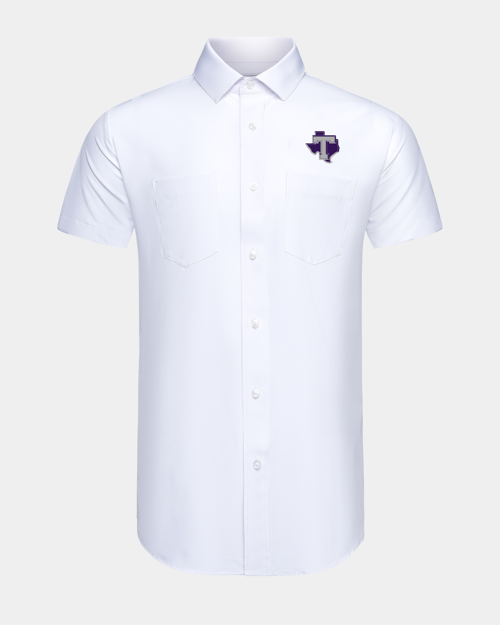 Tarleton State University Phenom Classic White Short Sleeve Dress Shirt