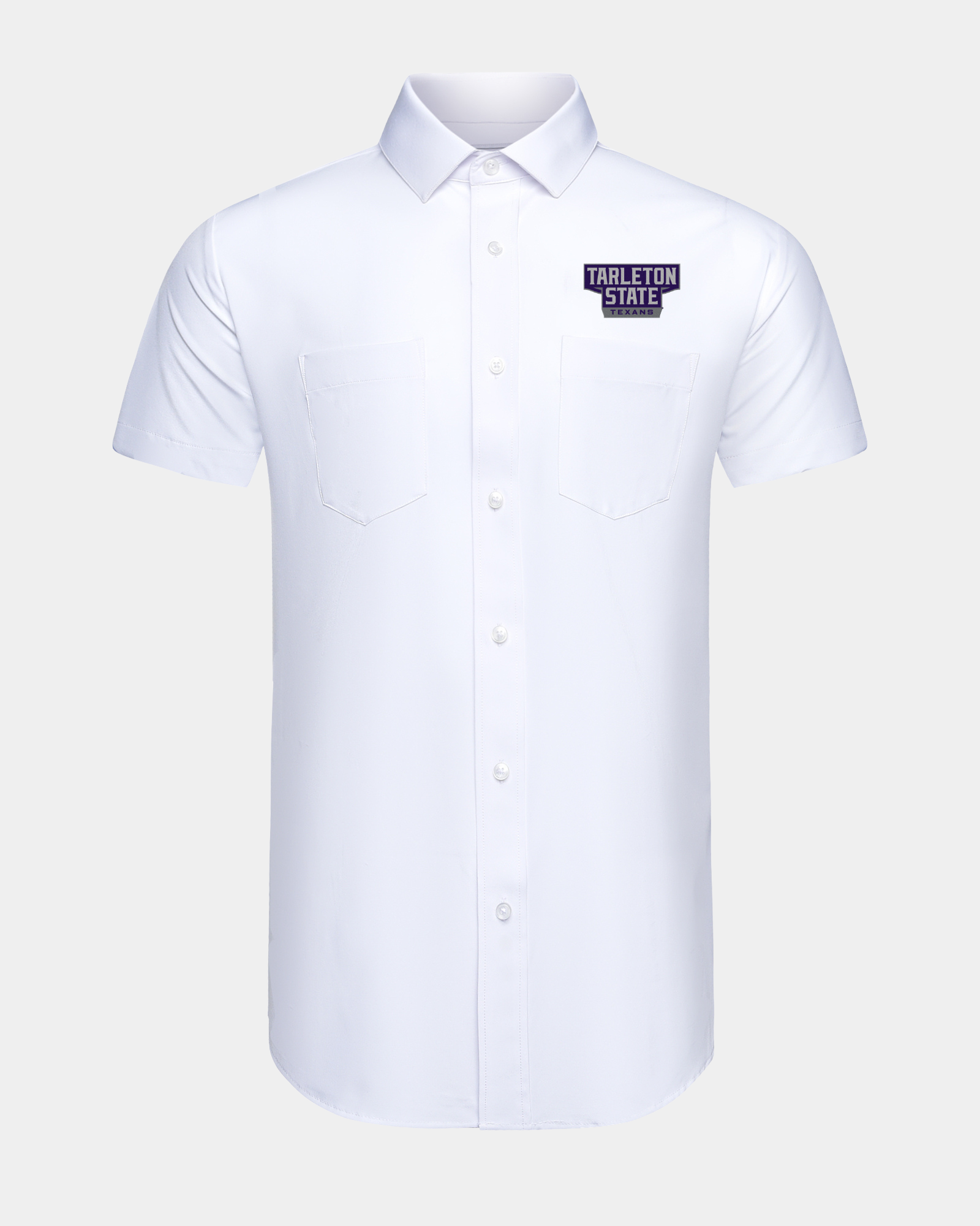 Tarleton State University Phenom Classic White Short Sleeve Dress Shirt