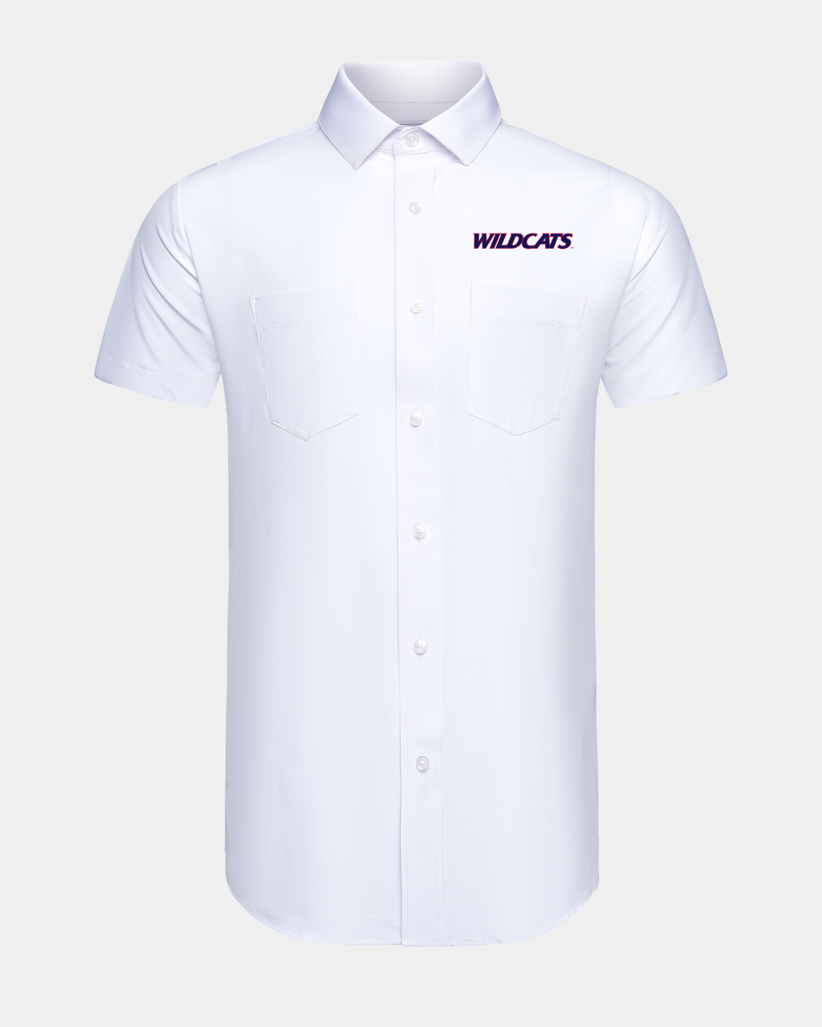 University of Arizona Phenom Classic White Short Sleeve Dress Shirt