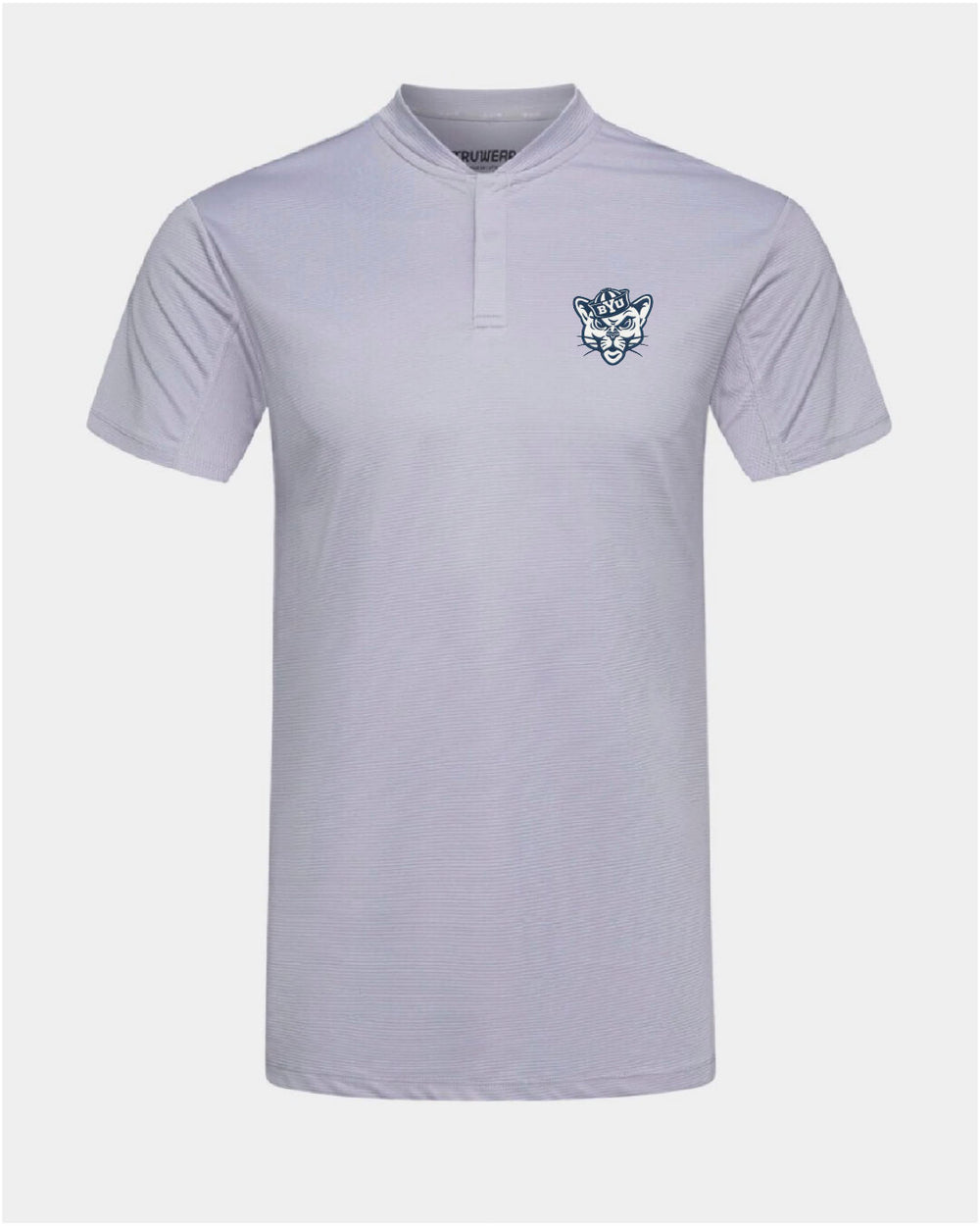 BYU Pinnacle Light Grey Polo 2.0