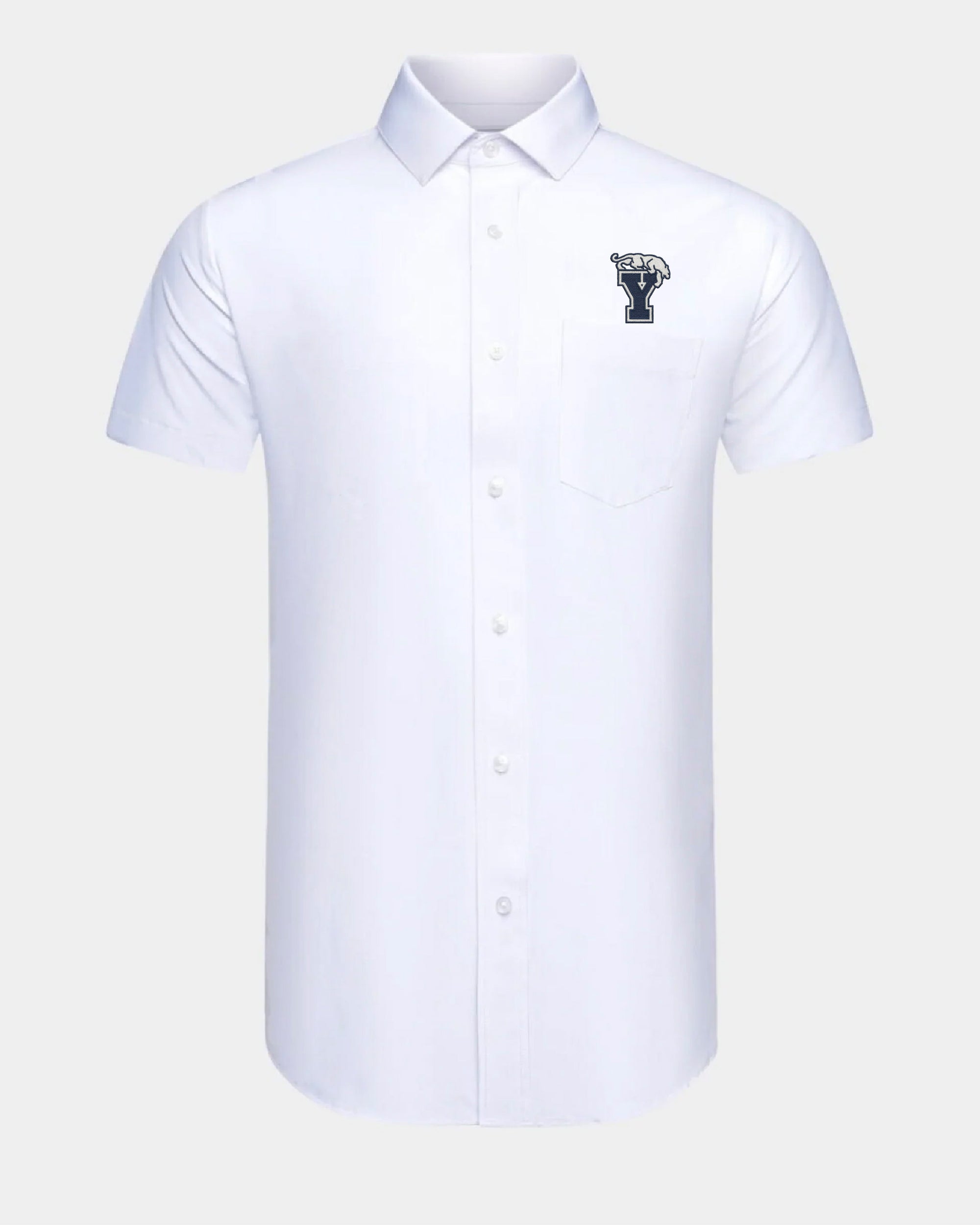 BYU Phenom Classic White Short Sleeve Dress Shirt