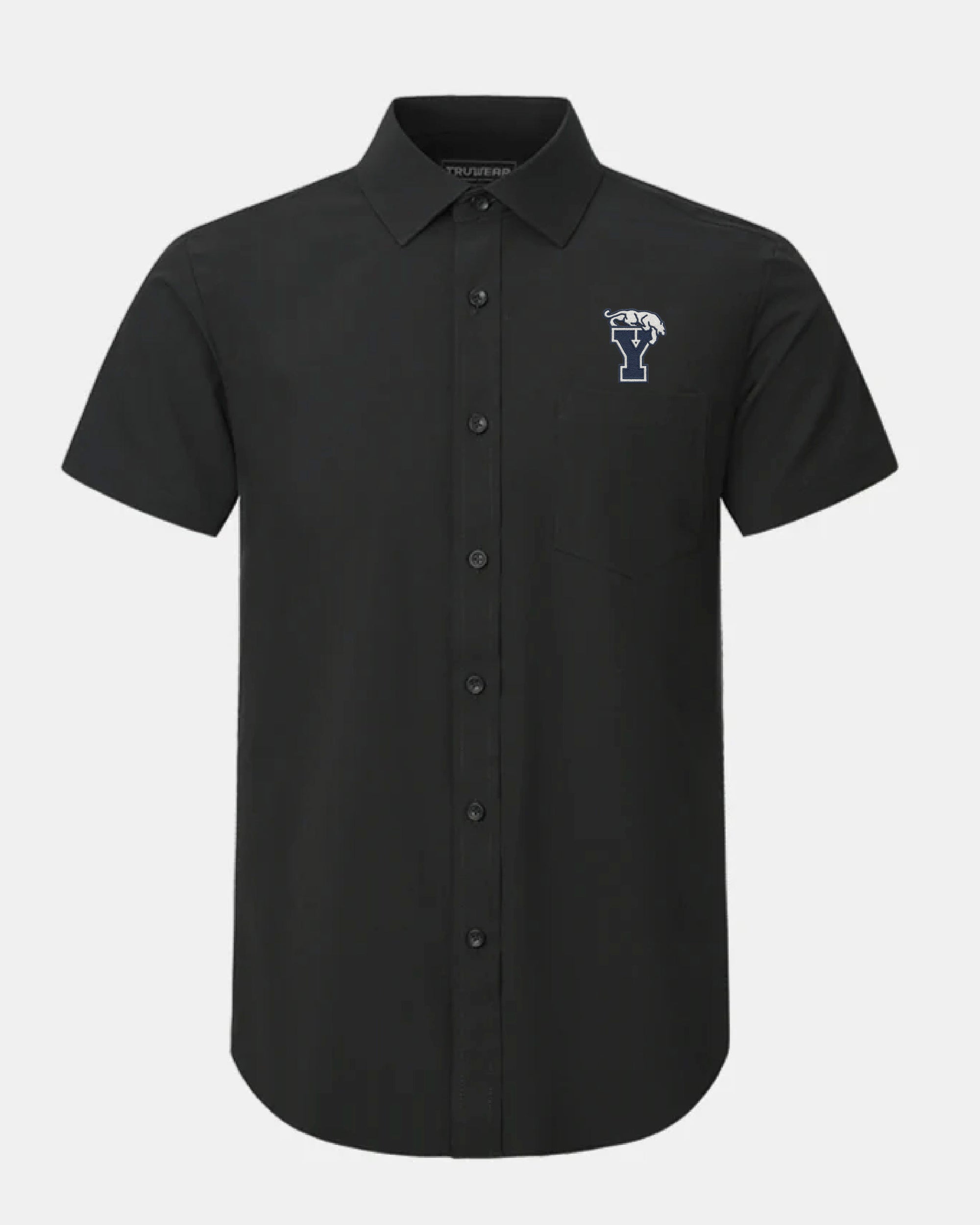 BYU Phenom Classic Black Short Sleeve Dress Shirt