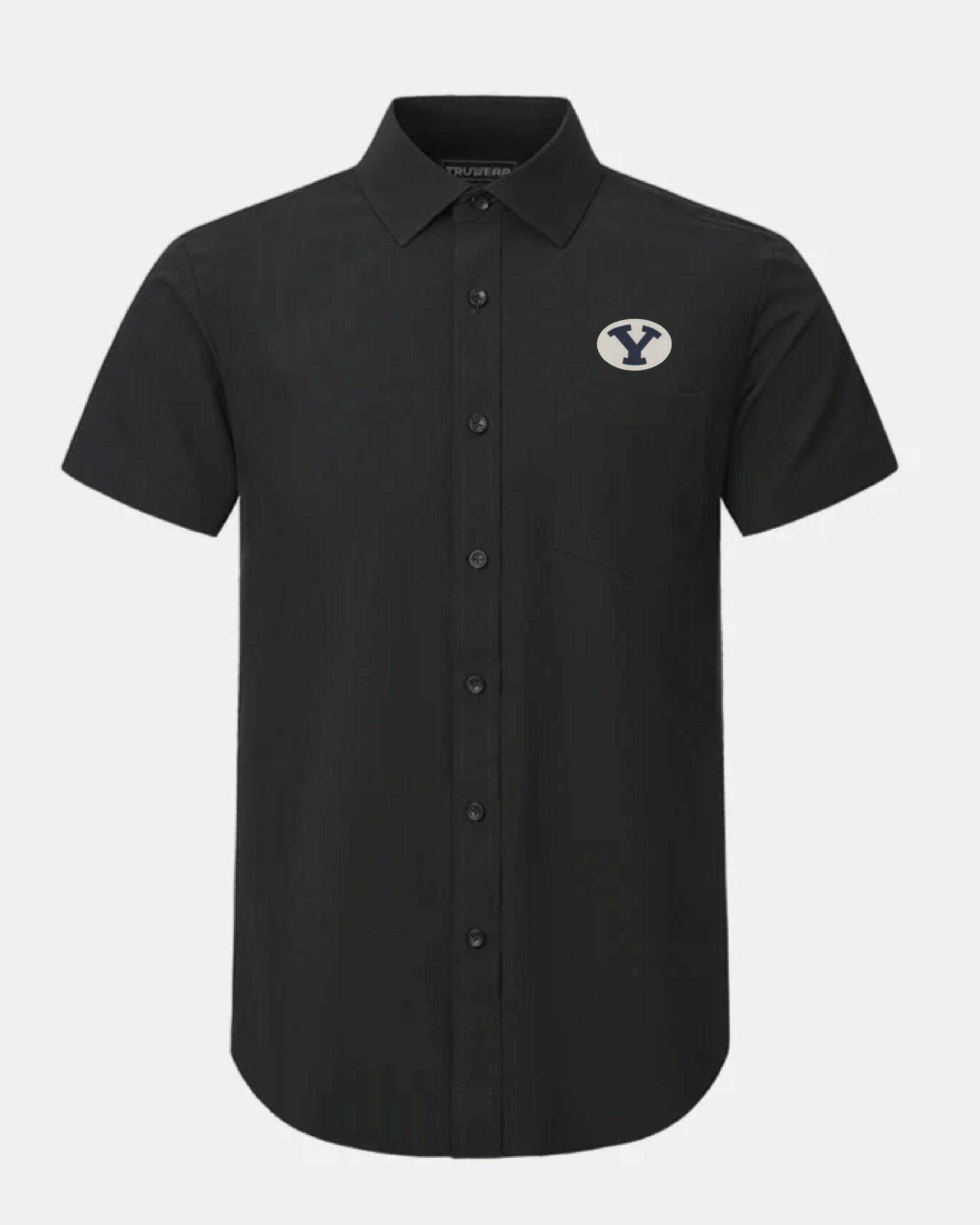 BYU Phenom Classic Black Short Sleeve Dress Shirt