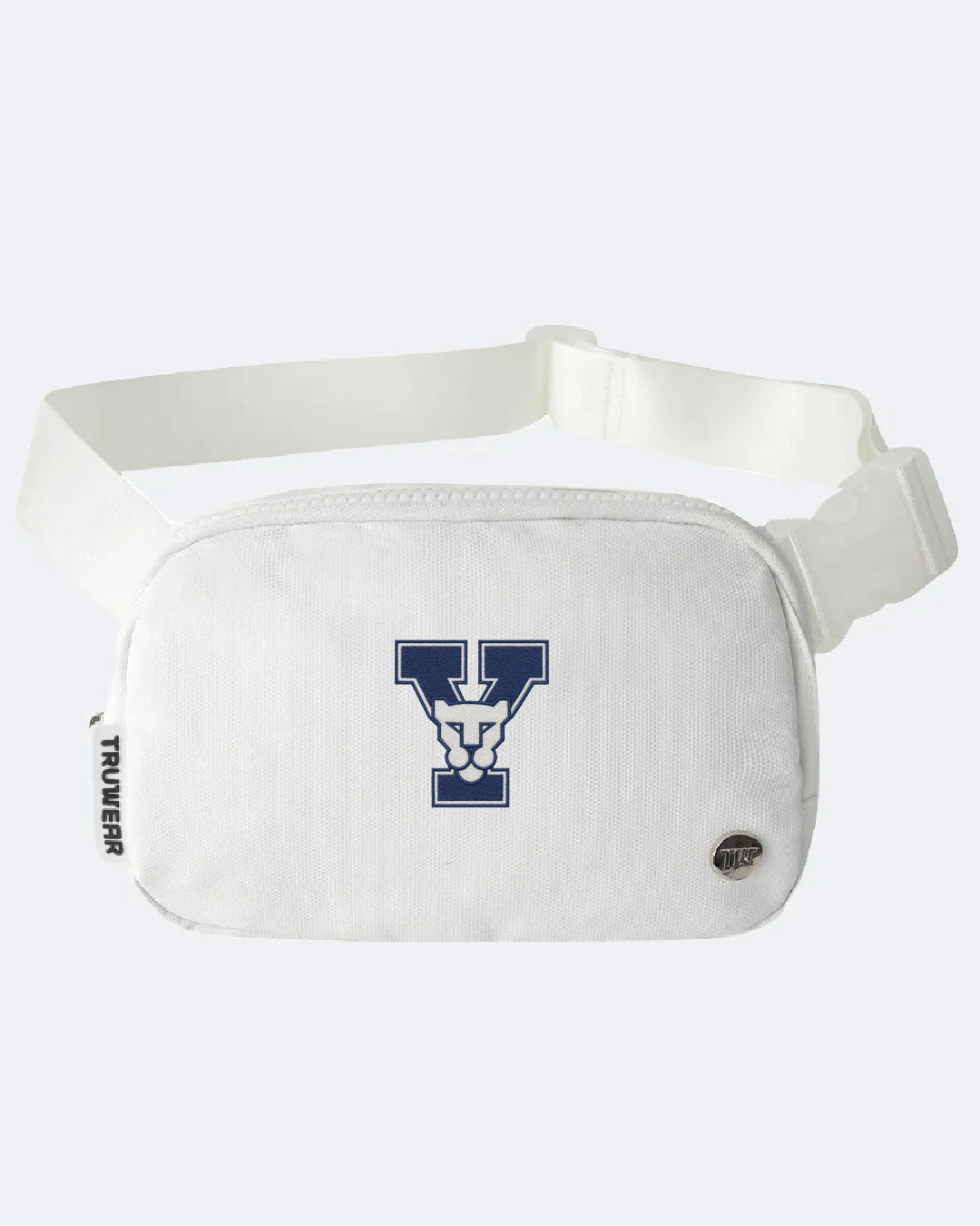 BYU Static White Crossbody