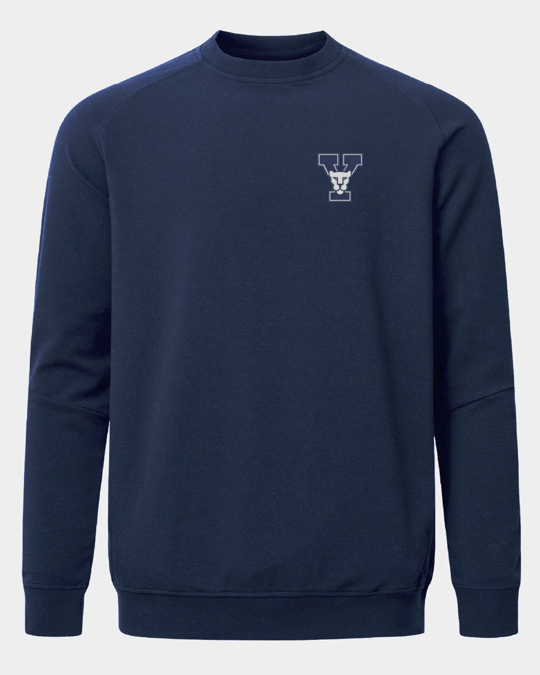BYU Meridian Heather Navy Crewneck