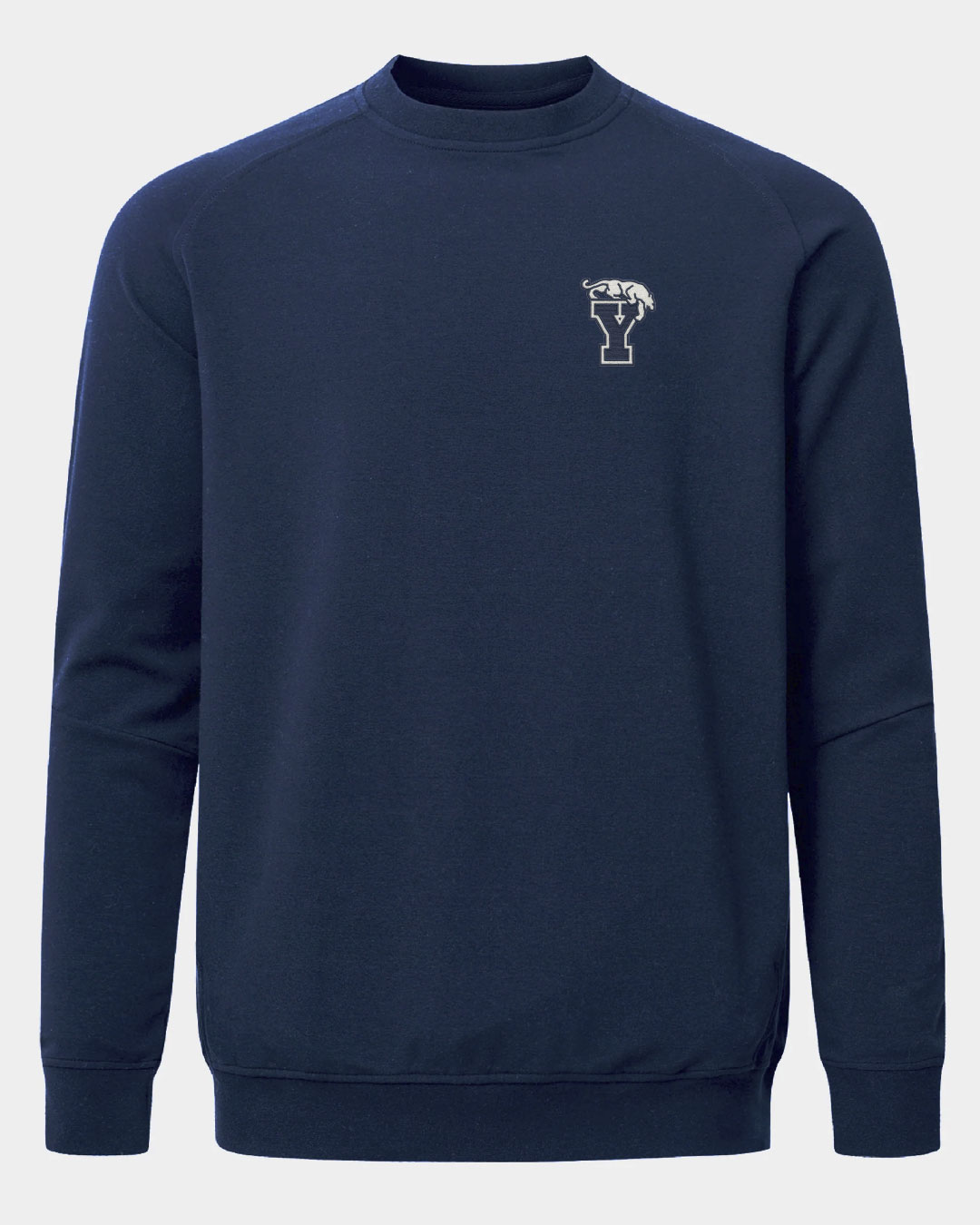 BYU Meridian Heather Navy Crewneck