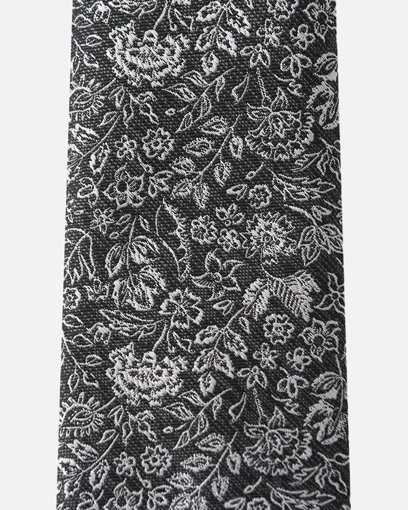Immortal Floral Tie Black - Black