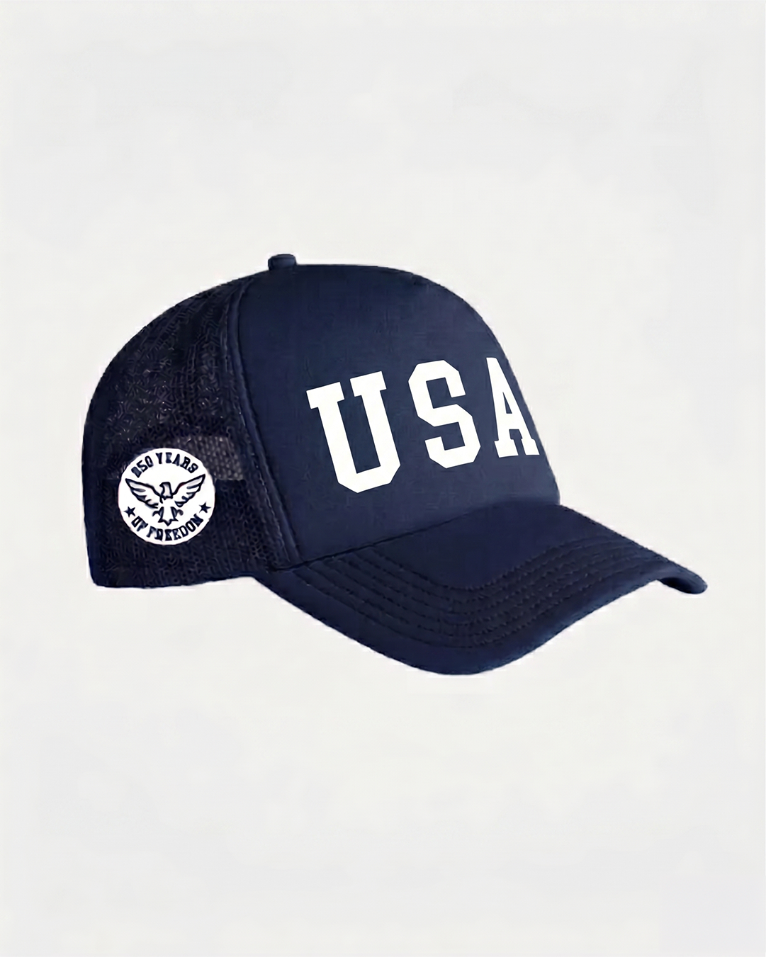 Truwear 4th of July USA Blue Trucker Foam Hat