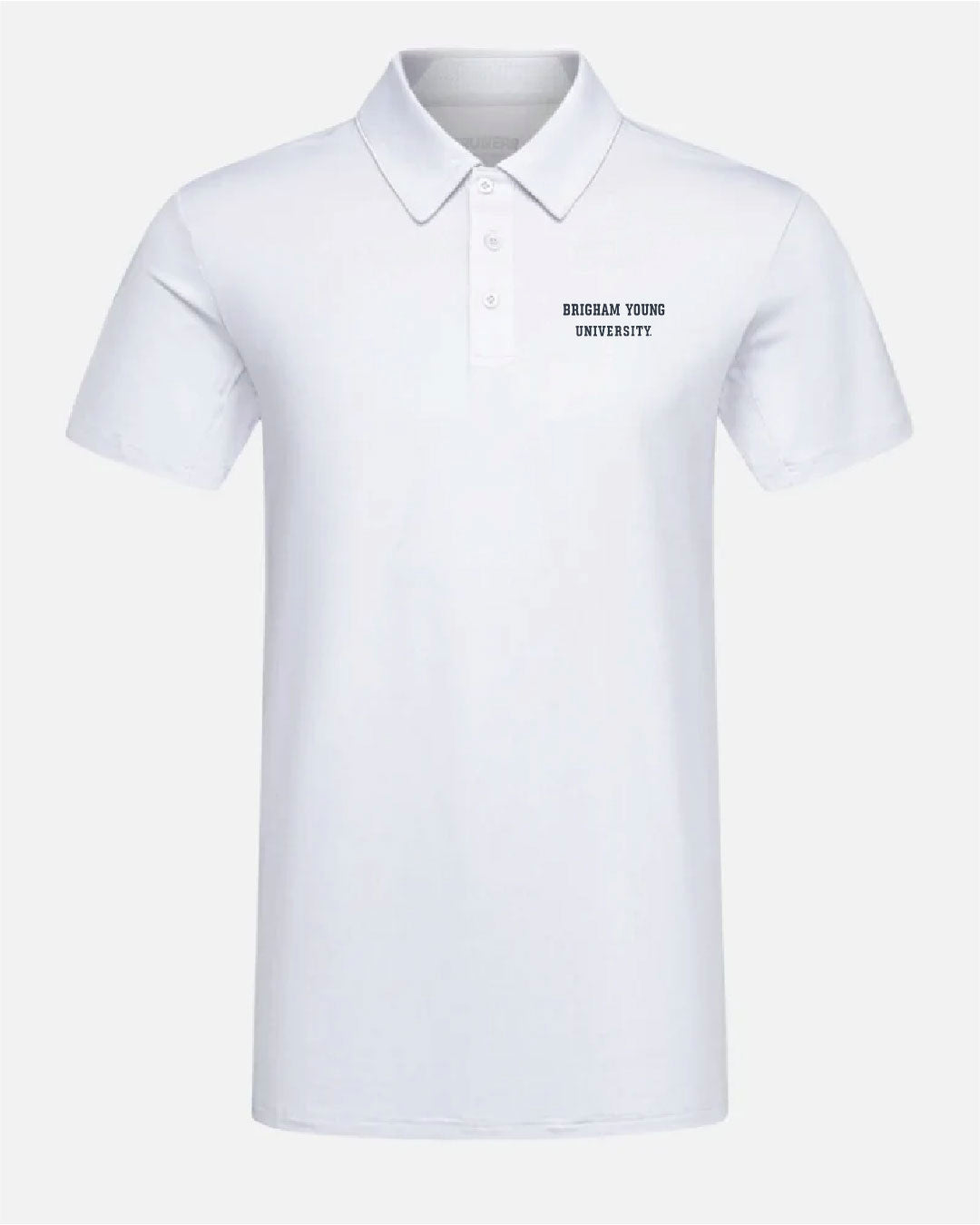 BYU Crest 2.0 Light Grey Polo