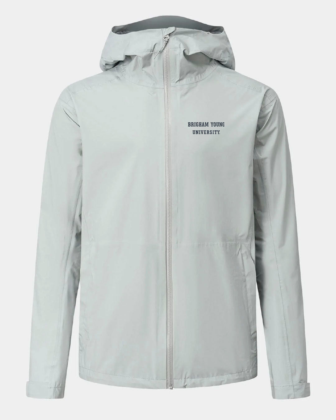 BYU Voyage Rain Jacket Light Grey