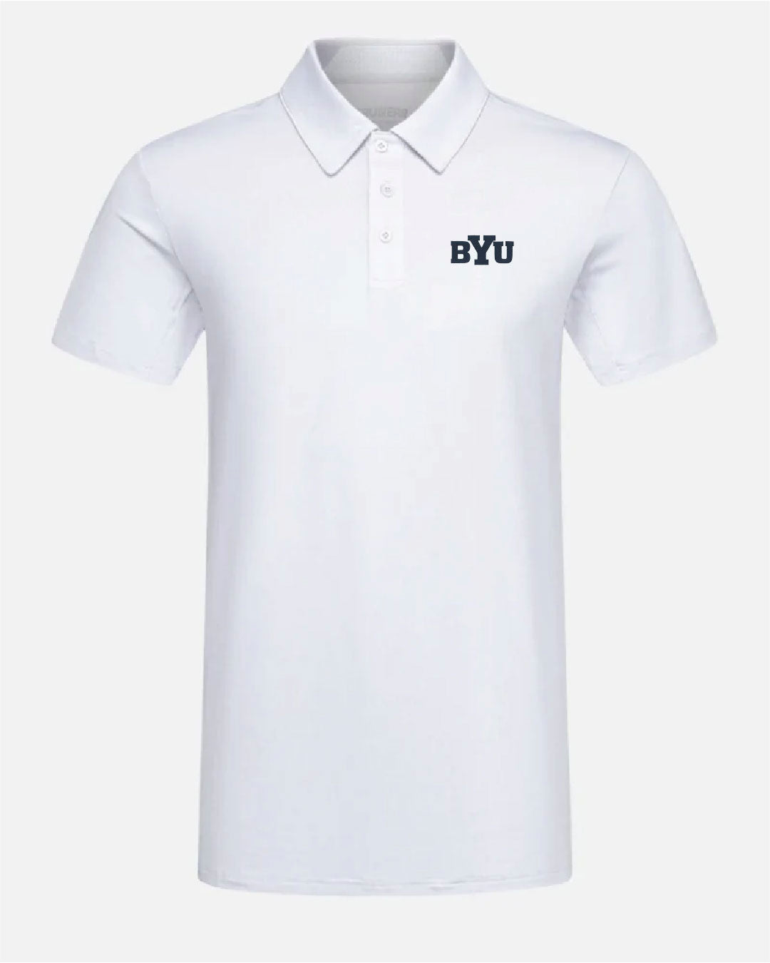 BYU Crest 2.0 Light Grey Polo